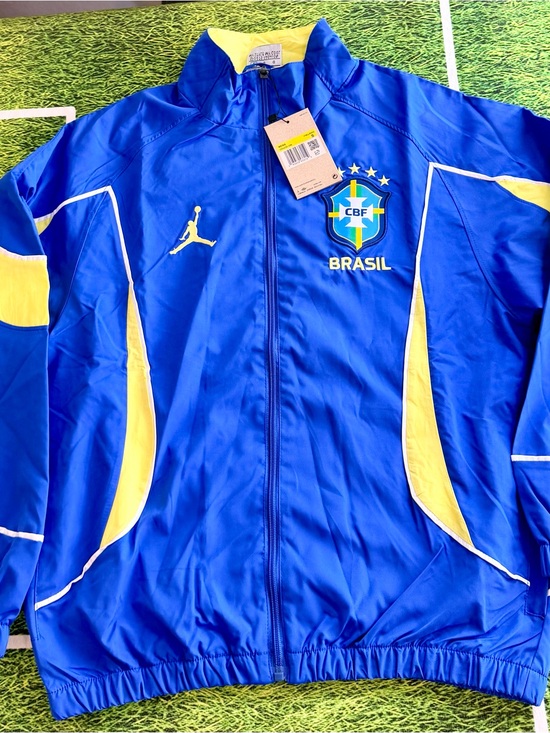 Jordan Other - Jordan Brasil Blue and Yellow Track Jacket